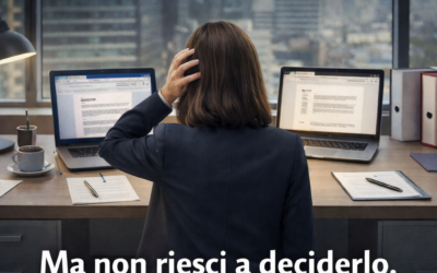 Blocco professionale: perché non riesci a decidere